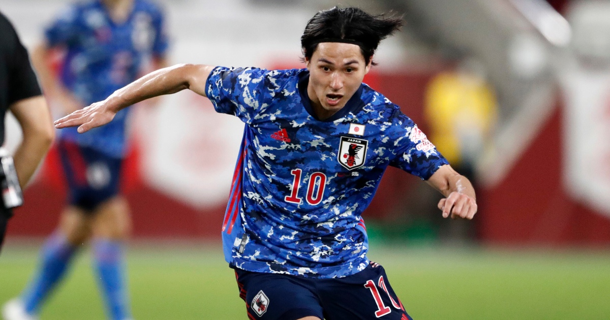 Takumi Minamino là trụ cột trong hàng ngũ của đội tuyển Nhật Bản