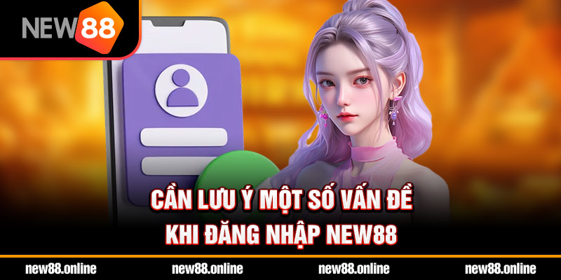 Cần lưu ý một số vấn đề khi đăng nhập NEW88.